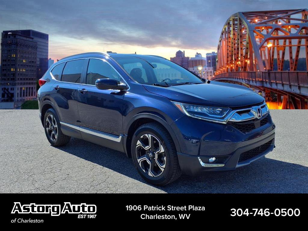 Used 2018 Obsidian Blue Pearl Honda Touring image 1