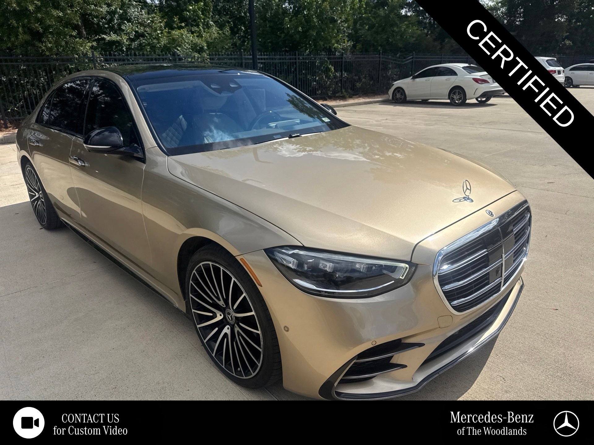 Certified Used 2023 MANUFAKTUR Kalahari Gold Magno Mercedes-Benz S 580 image 1