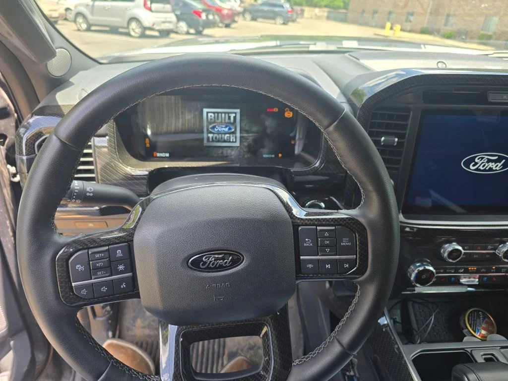 Used 2025 Gray Metallic Ford Lariat image 2