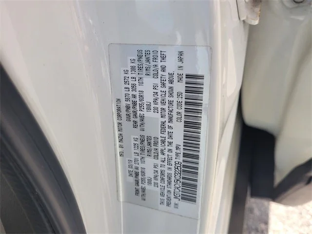 Used 2019 Snowflake White Pearl Mica Mazda Touring image 19