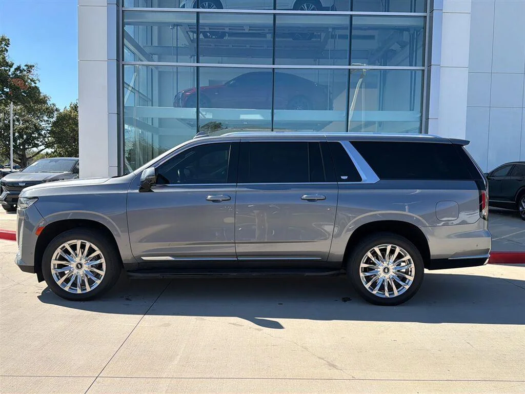 Used 2022 Satin Steel Metallic Cadillac Premium Luxury image 2
