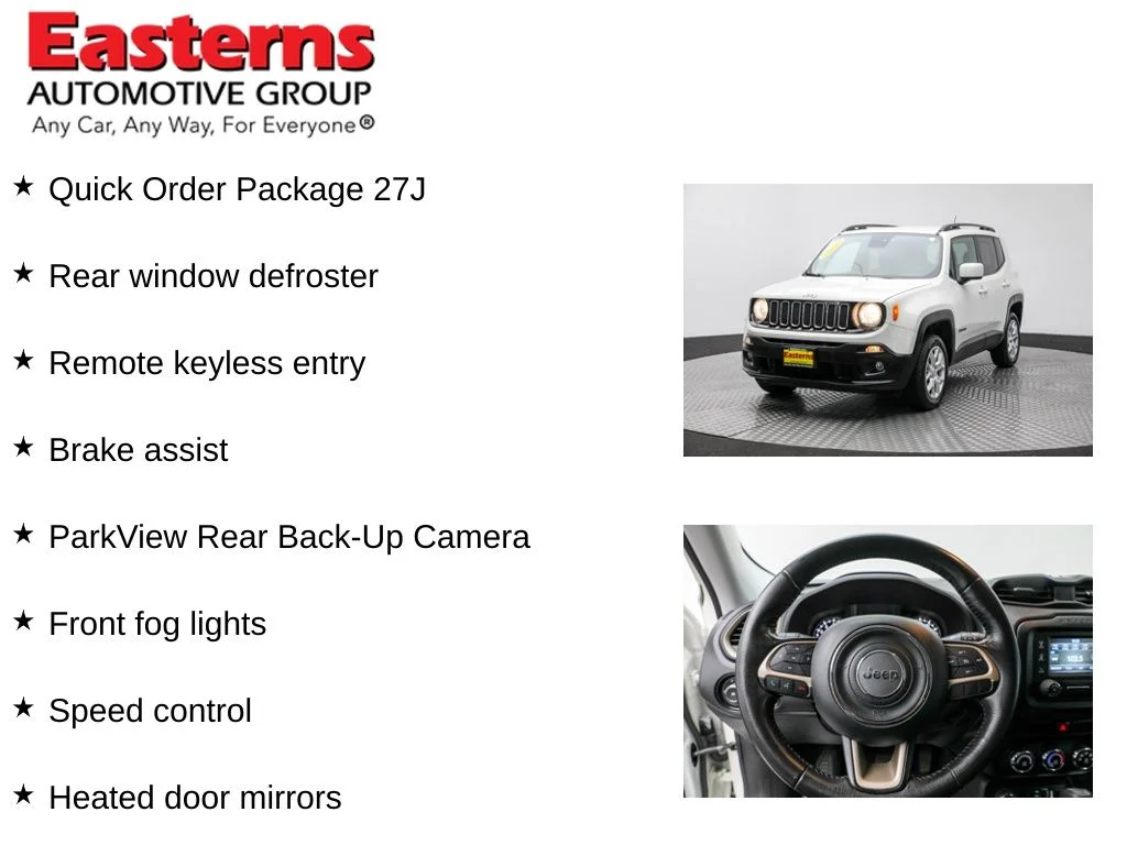 Used 2017 White Jeep Latitude image 11