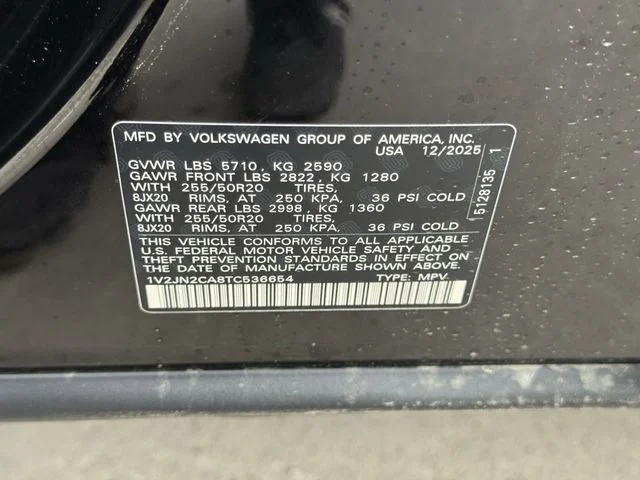 New 2026 Black Volkswagen 2.0T SE w/Technology image 23