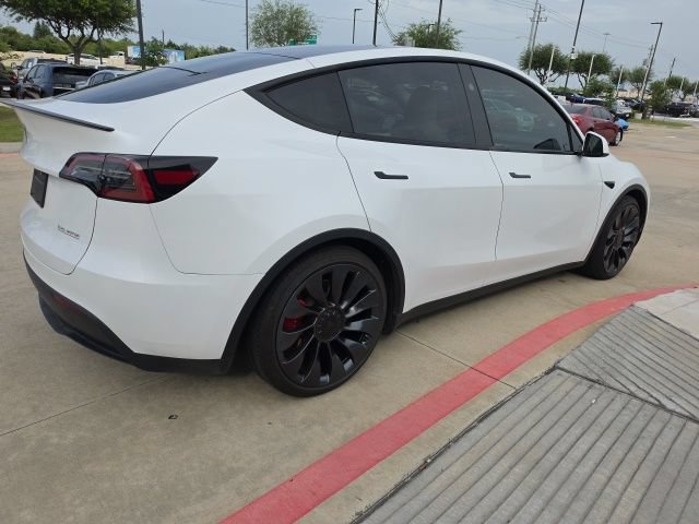 Used 2025 Pearl White Multi-Coat Tesla Performance image 4
