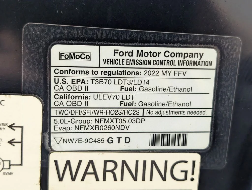 Used 2022 Antimatter Blue Metallic Ford Lariat image 31