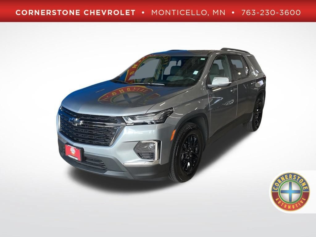 Used 2023 STERLING GRAY METALLIC Chevrolet LT Cloth image 1