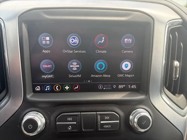 Used 2021 PACIFIC BLUE METALLIC GMC SLT image 23