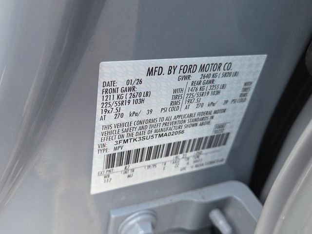 New 2026 Glacier Gray Metallic Tri-coat Ford Premium image 46