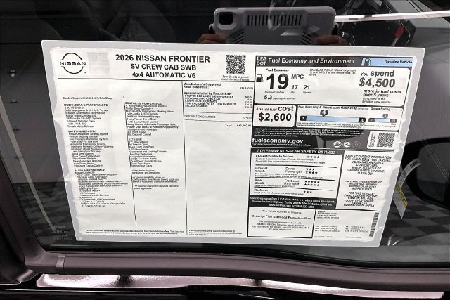New 2026 Super Black Nissan SV image 40
