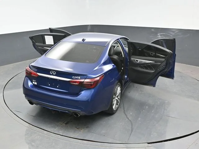 Certified Used 2019 Blue INFINITI 3.0t LUXE image 25