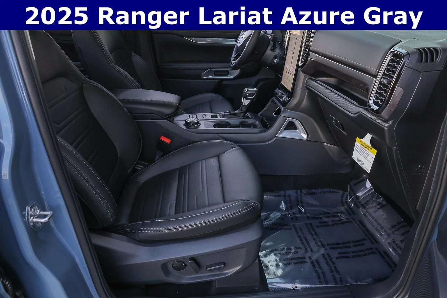 New 2025 Azure Gray Metallic Tri-coat Ford LARIAT® image 36