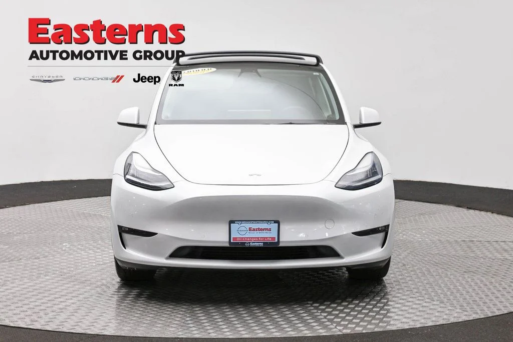 Used 2021 Tesla Model Y Long Range with VIN 5YJYGDEE7MF185648 for sale in Camp Springs, MD