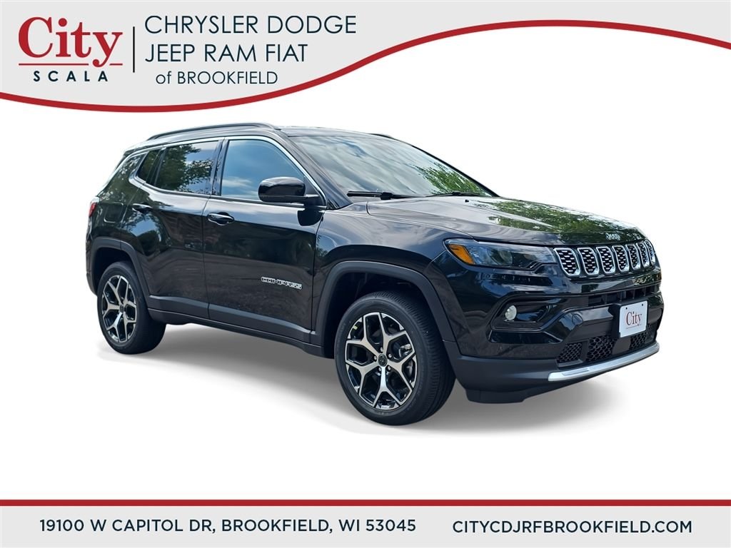 New 2026 Diamond Black Crystal Pearl-Coat Exterior Paint Jeep Limited image 1