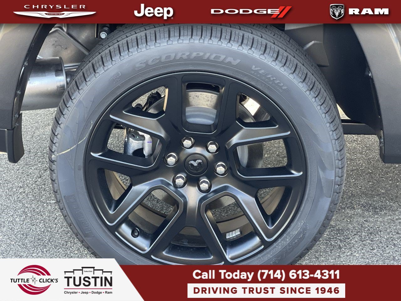 New 2026 Granite Crystal Metallic Clear-Coat Exterior Paint RAM Laramie image 11