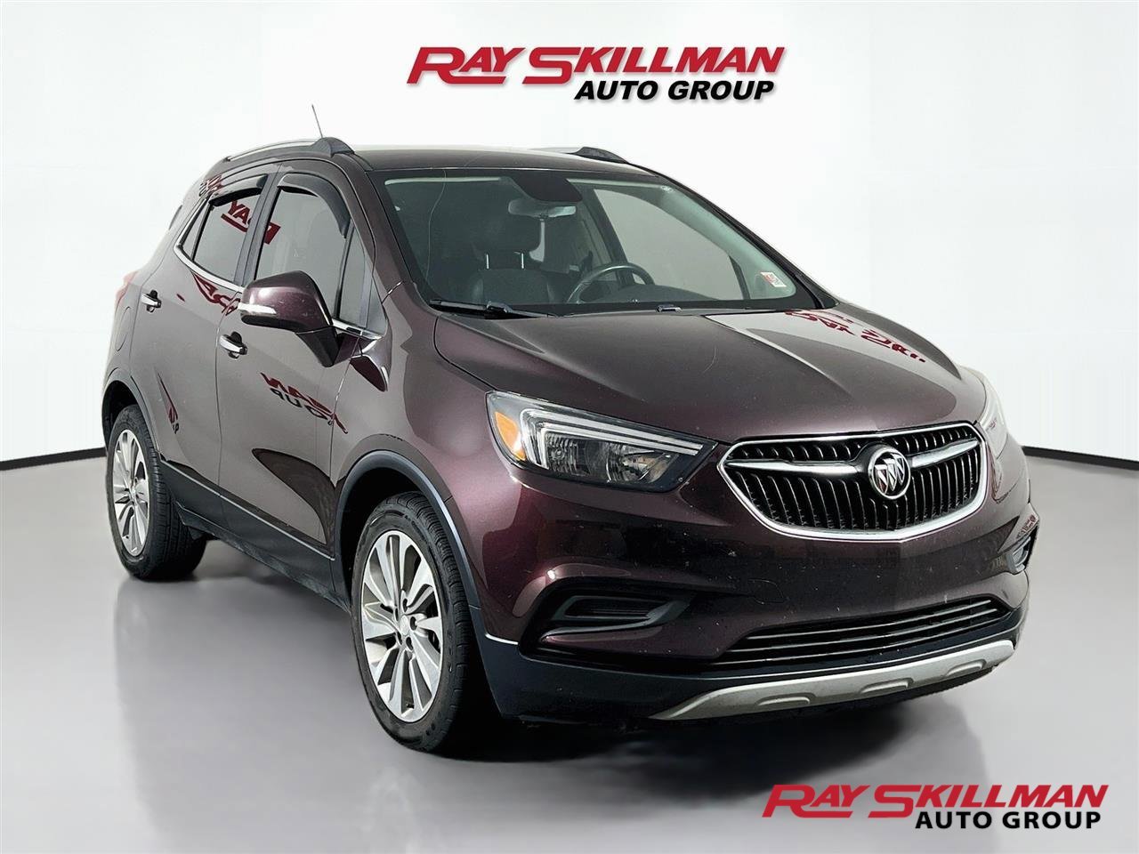 Used 2018 Black Cherry Metallic Buick PREFERRED image 1