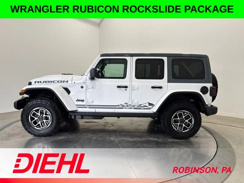 New 2026 Bright White Clearcoat Jeep Rubicon image 4
