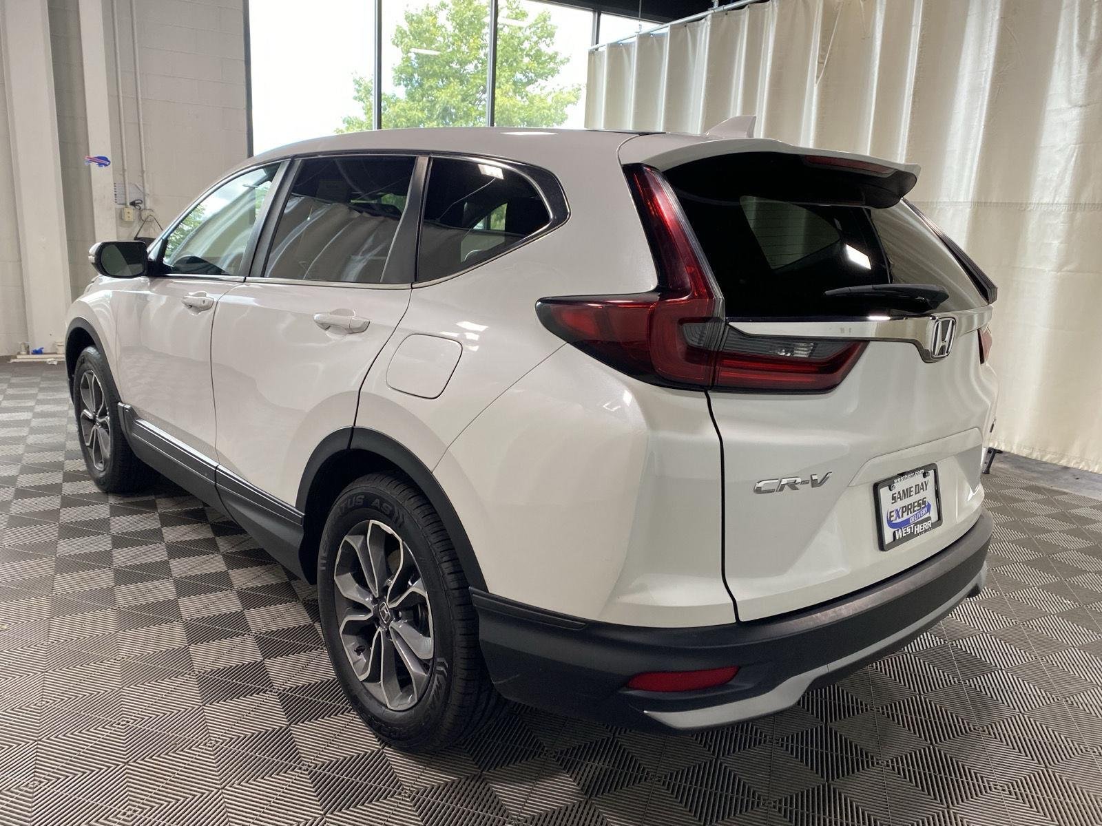 Used 2021 Platinum White Pearl Honda EX image 5