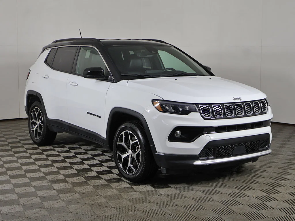 Used 2024 Bright White Clearcoat Jeep Limited image 2