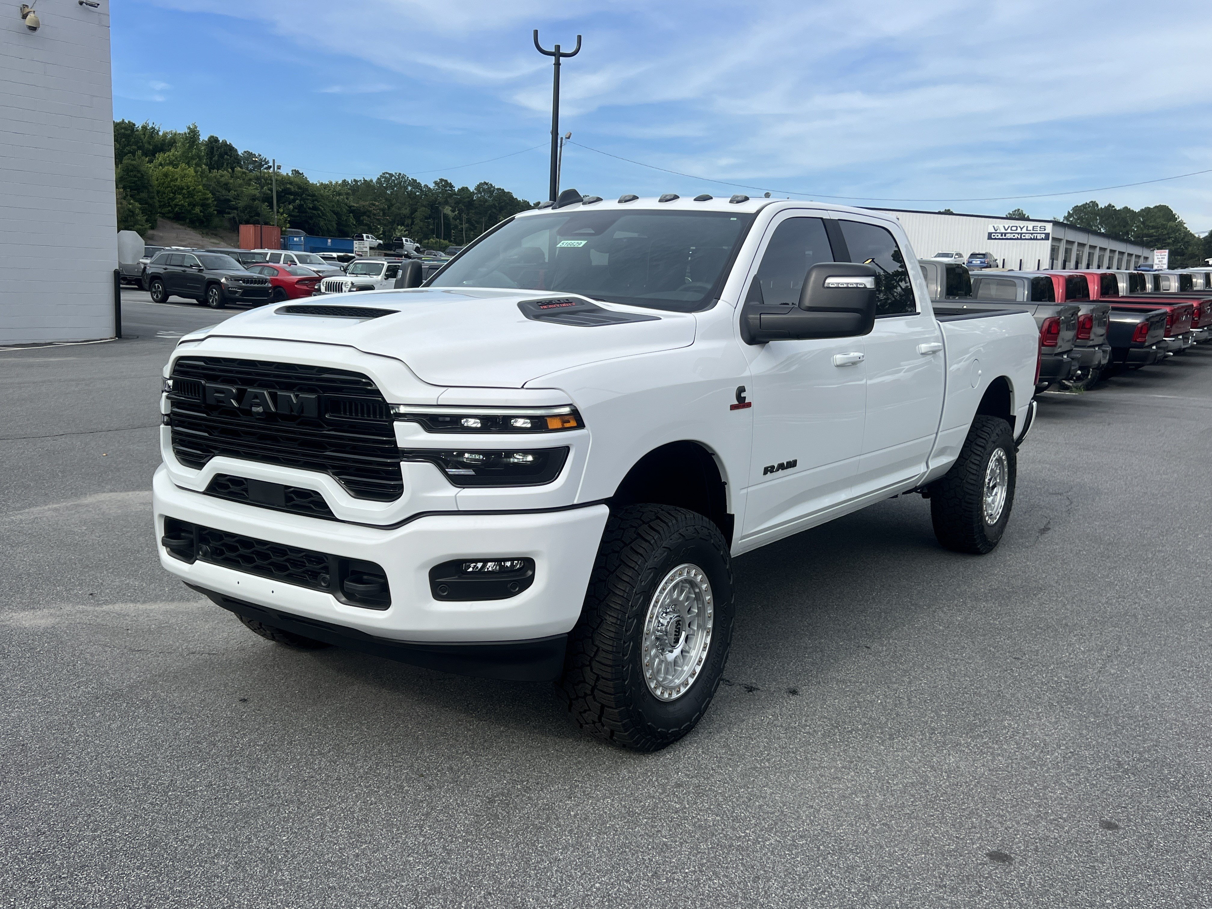 New 2026 Bright White Clearcoat Ram Laramie image 3