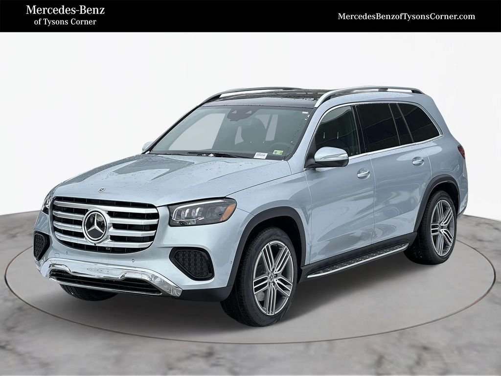 Certified Used 2025 Cirrus Silver Metallic Mercedes-Benz GLS 450 image 1