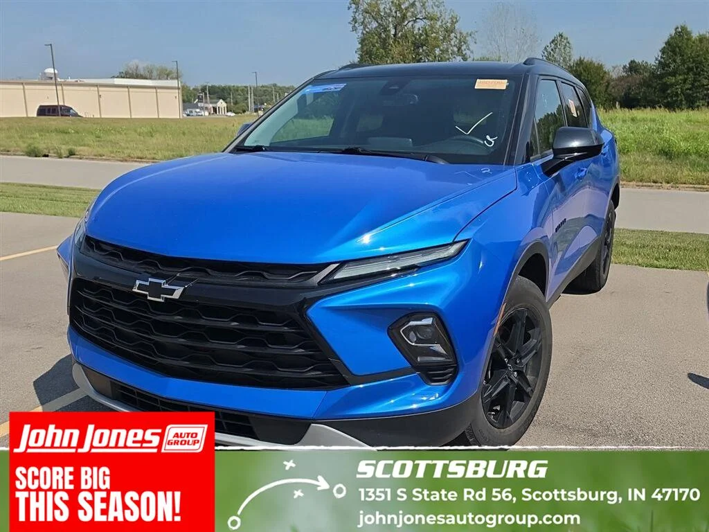 Used 2024 Riptide Blue Metallic Chevrolet LT image 1