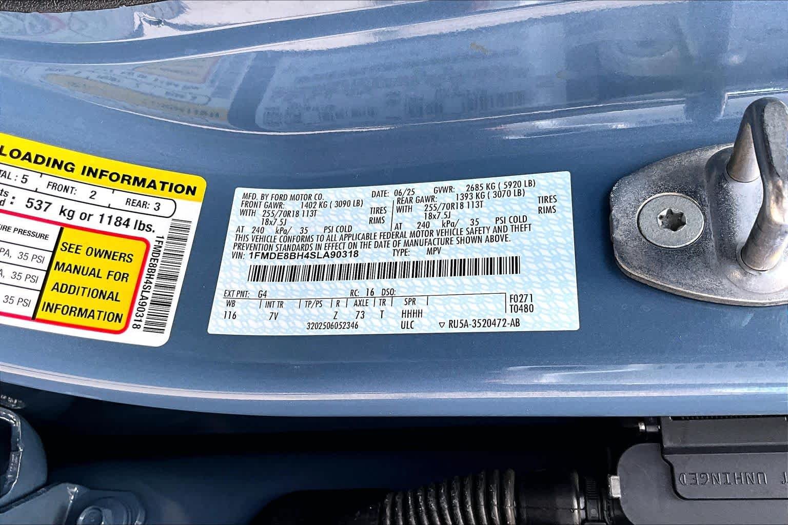 Certified Used 2025 Azure Gray Metallic Ford Outer Banks image 34