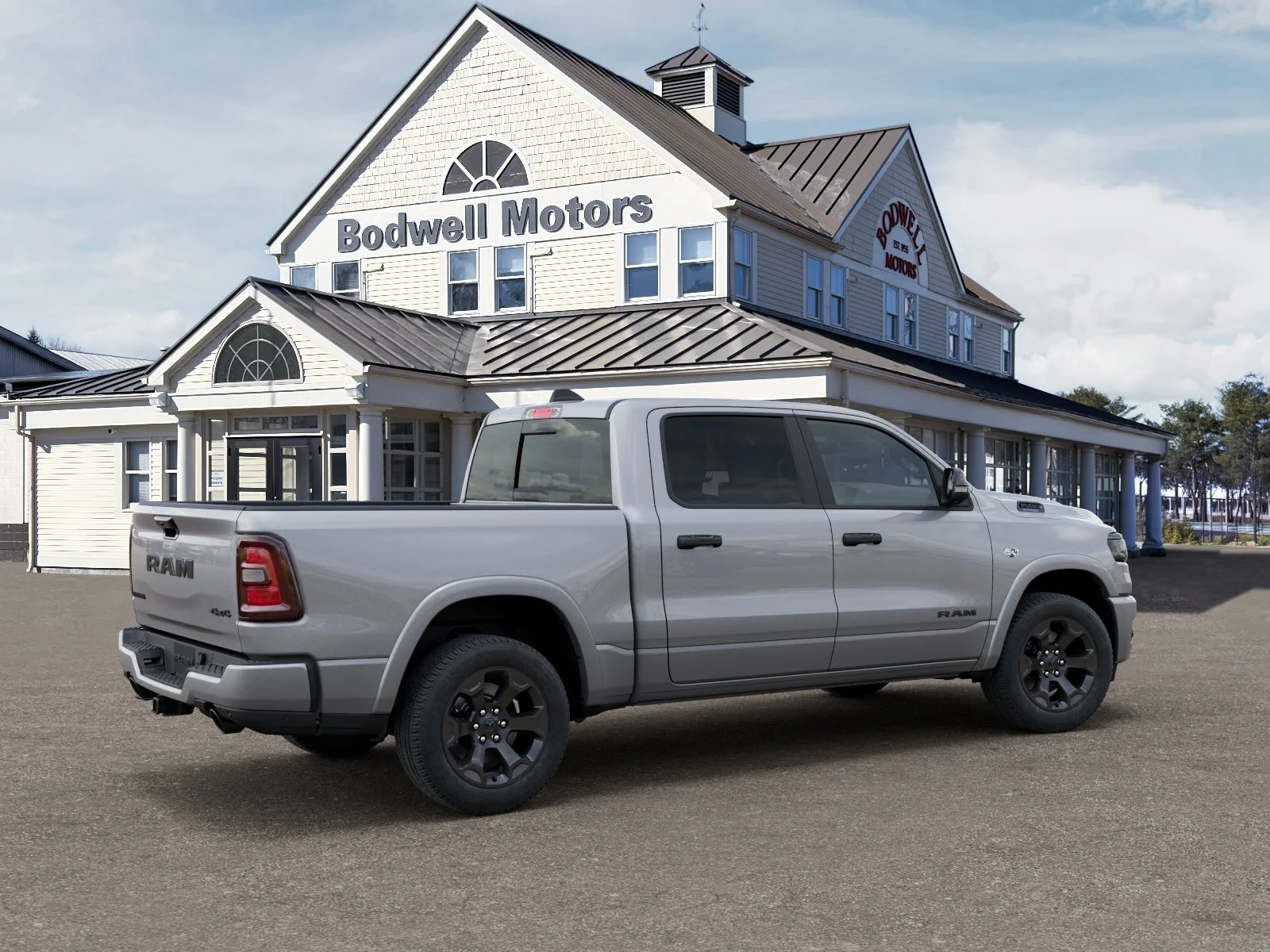 New 2026 Billet Silver Metallic Clearcoat RAM Big Horn Crew Cab 4x4 5