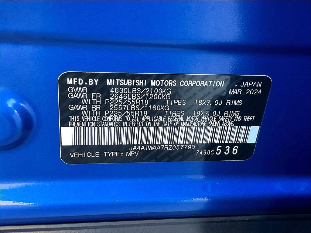 Used 2024 Blue Mitsubishi SEL image 32