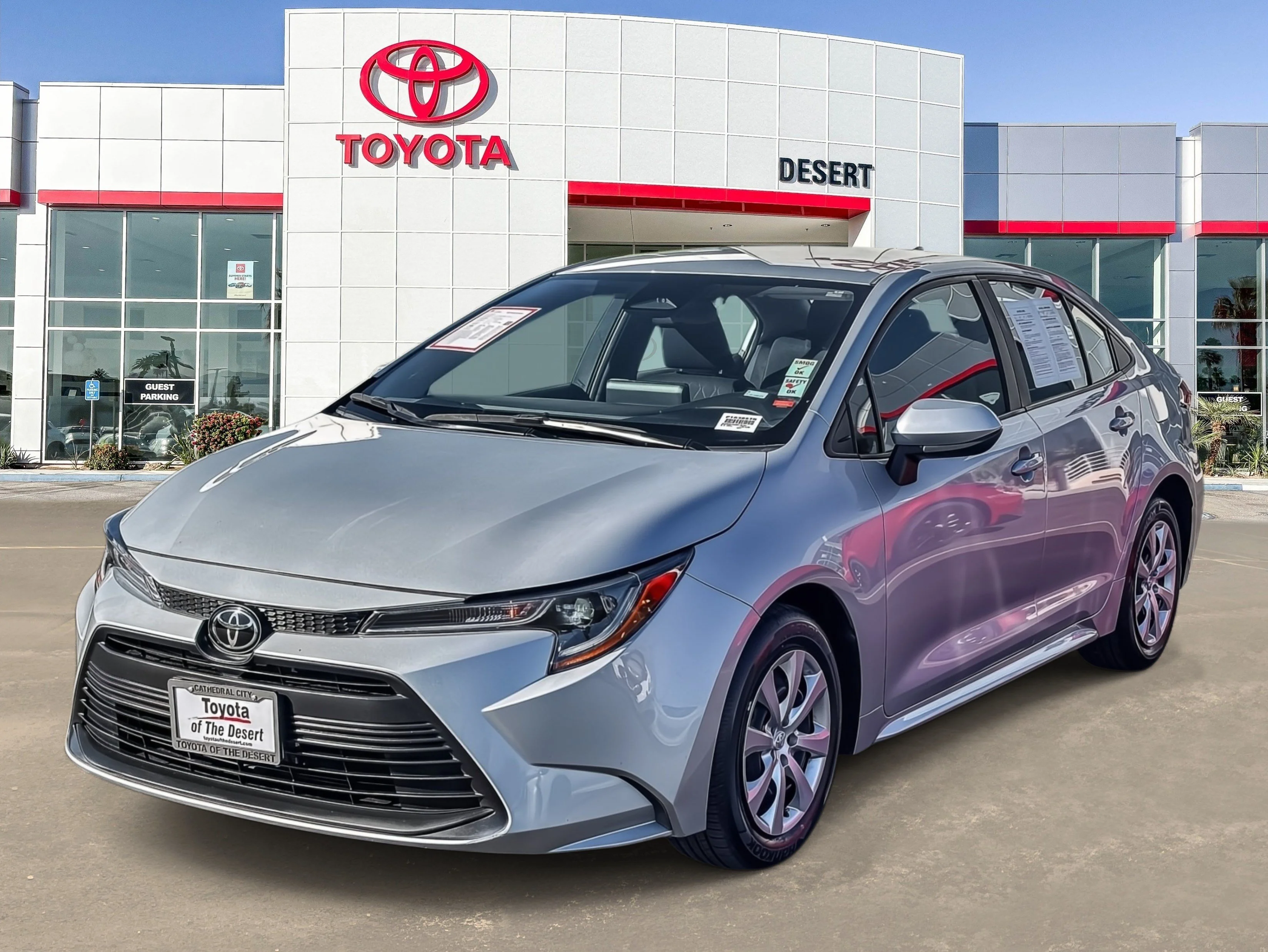 Certified Used 2024 Classic Silver Metallic Toyota LE image 3