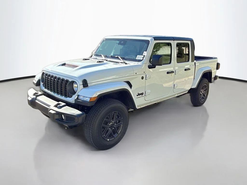 New 2025 Bright White Clearcoat Jeep Sport S image 8