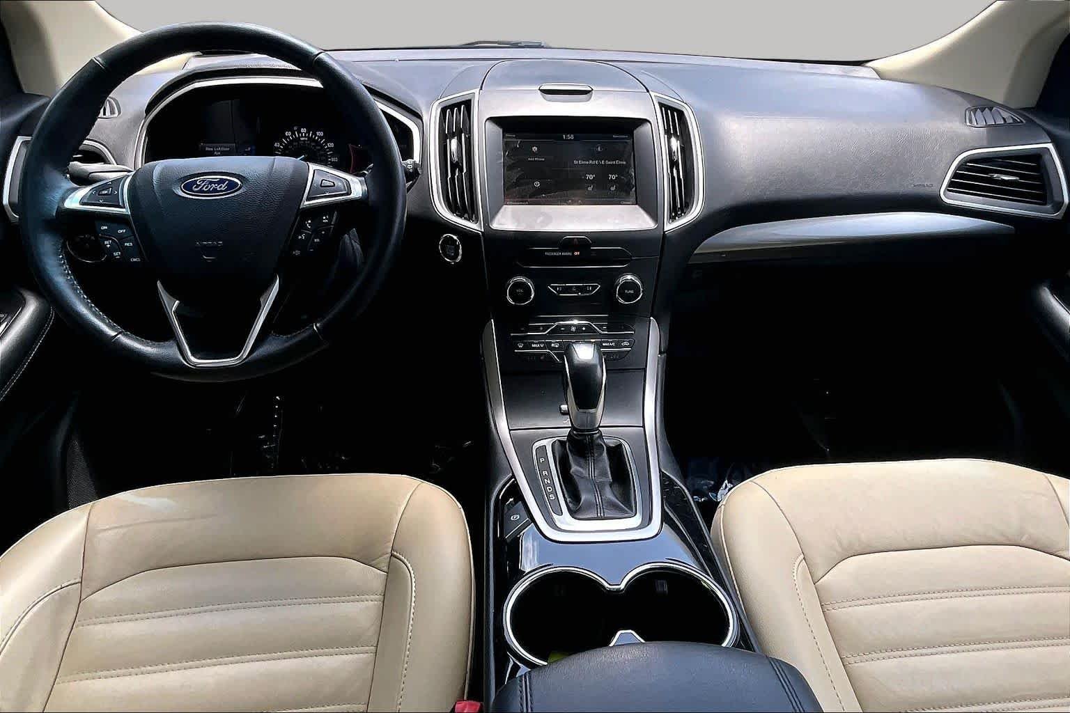 Used 2015 Ruby Red Metallic Tinted Clearcoat Ford SEL image 16