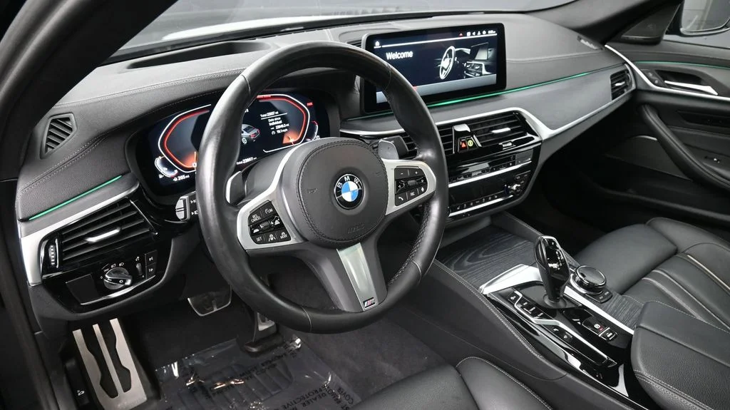 Certified Used 2023 Black Sapphire Metallic BMW M550i xDrive image 7