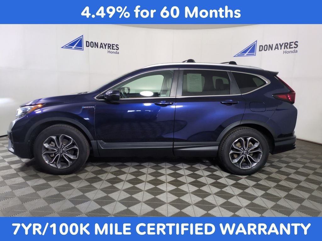 Certified Used 2022 Obsidian Blue Pearl Honda EX image 2