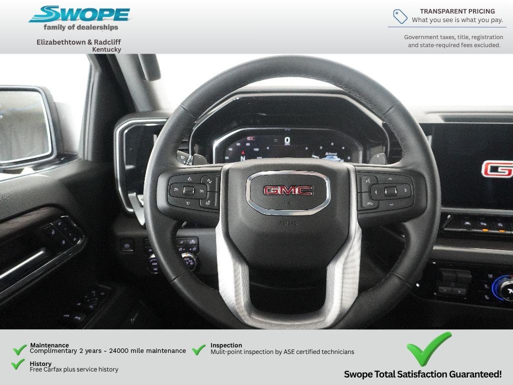 Used 2024 Volcanic Red Tintcoat GMC SLT image 16