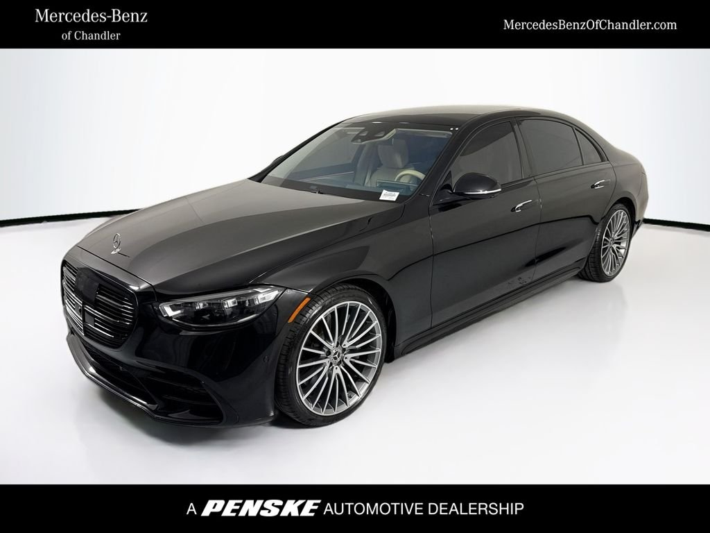 Certified Used 2023 Black Mercedes-Benz S 500 image 1