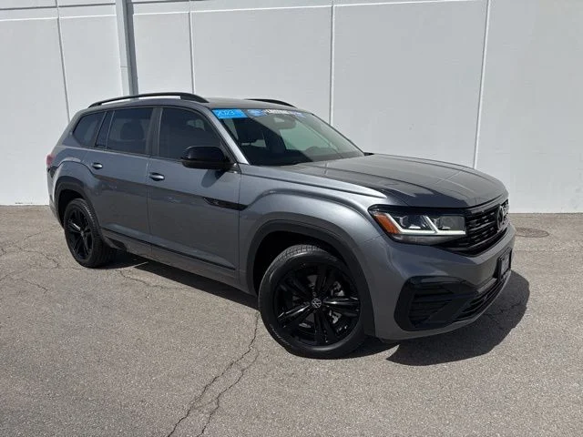Certified 2023 Volkswagen Atlas SEL R-Line Black with VIN 1V2SR2CAXPC549145 for sale in Kansas City