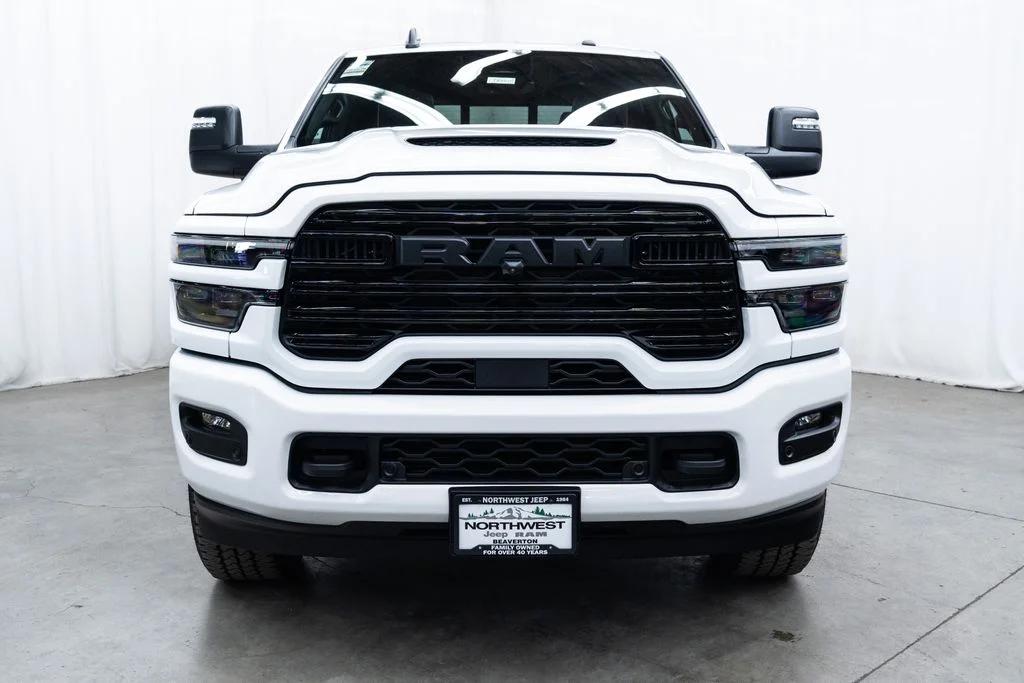 New 2026 Bright White Clear-Coat Exterior Paint RAM Laramie image 2