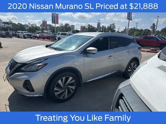 Certified Used 2020 Brilliant Silver Metallic Nissan SL image 1