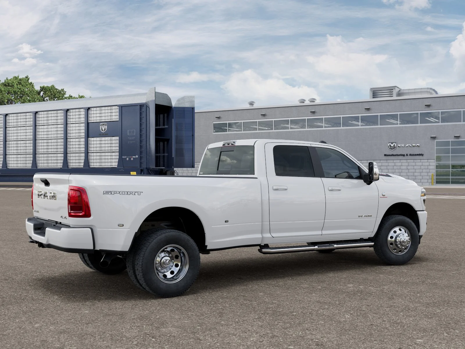 New 2026 Bright White Clear-Coat Exterior Paint RAM  image 2
