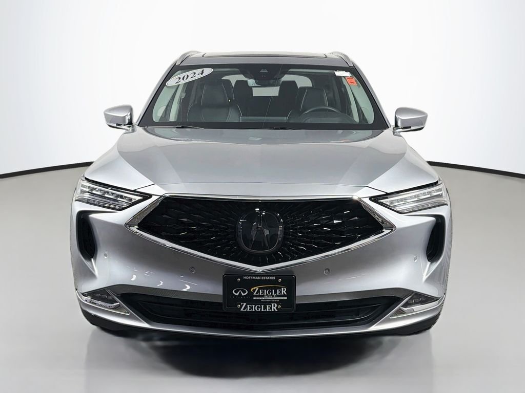 Used 2024 Lunar Silver Metallic Acura Advance image 3