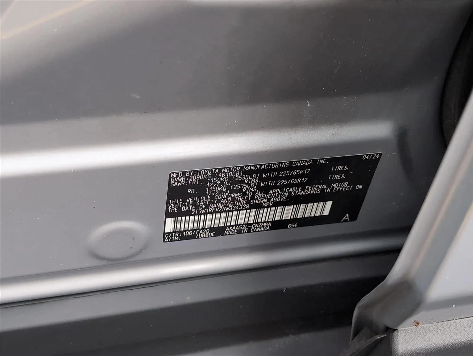 Used 2024 Silver Sky Metallic Toyota XLE image 10