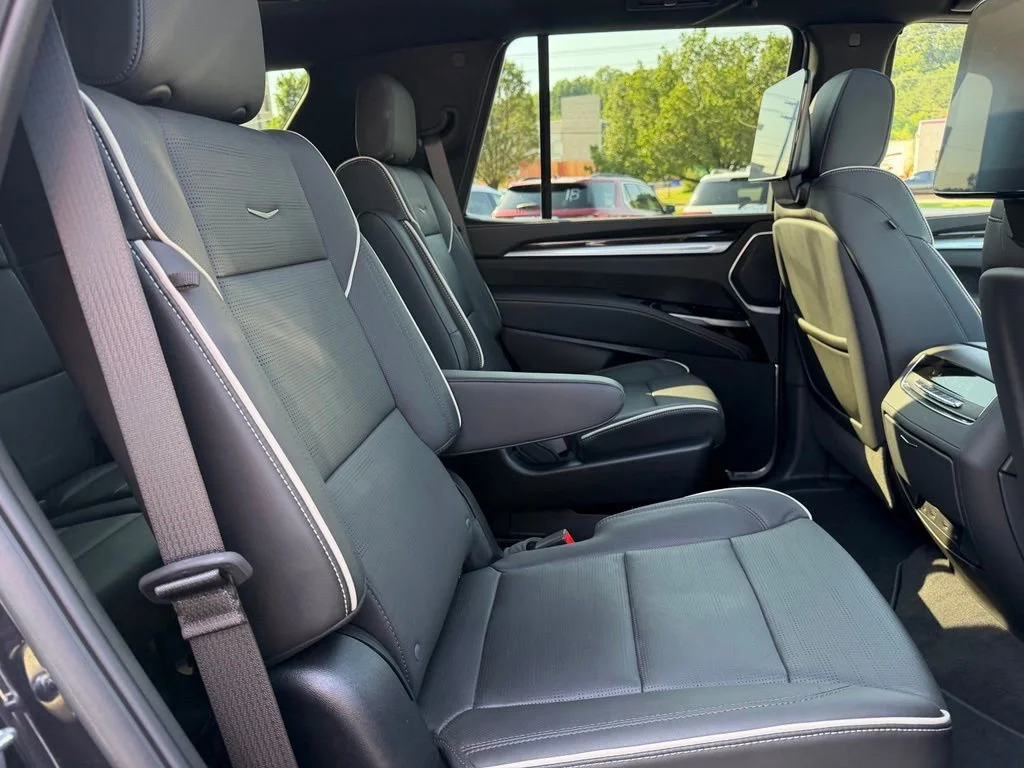 Used 2025 Galactic Gray Metallic Cadillac Premium Luxury image 32