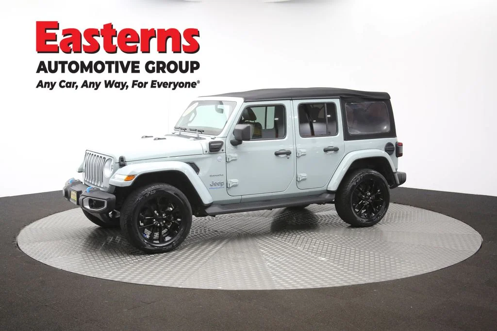 Used 2023 Gray Jeep Sahara 4xe image 57