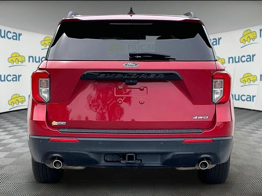 Used 2022 Rapid Red Metallic Tinted Clearcoat Ford ST-Line image 5