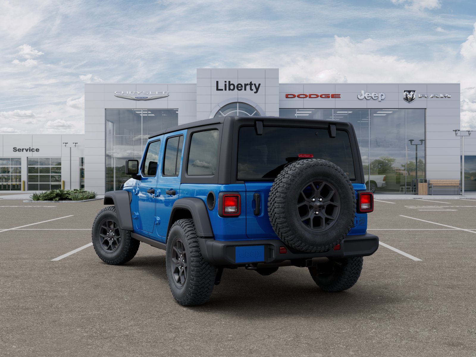 New 2026 Hydro Blue Pearl-Coat Exterior Paint Jeep Willys image 32