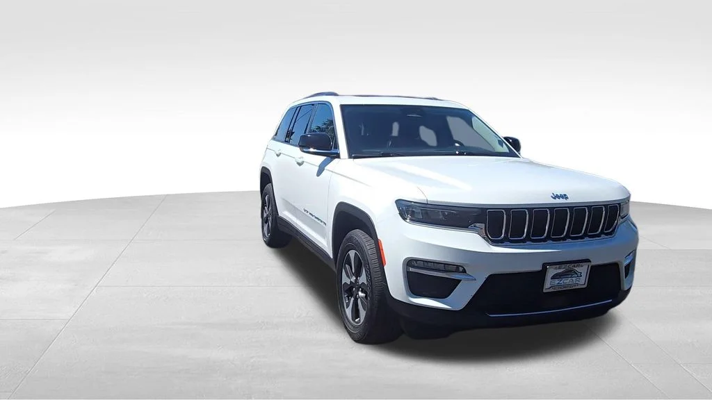 Used 2024 Bright White Clearcoat Jeep 4xe image 2