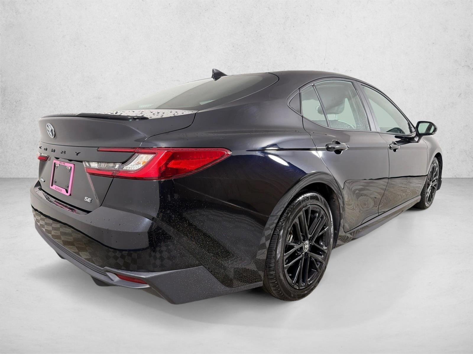 Used 2025 Midnight Black Metallic Toyota SE image 3