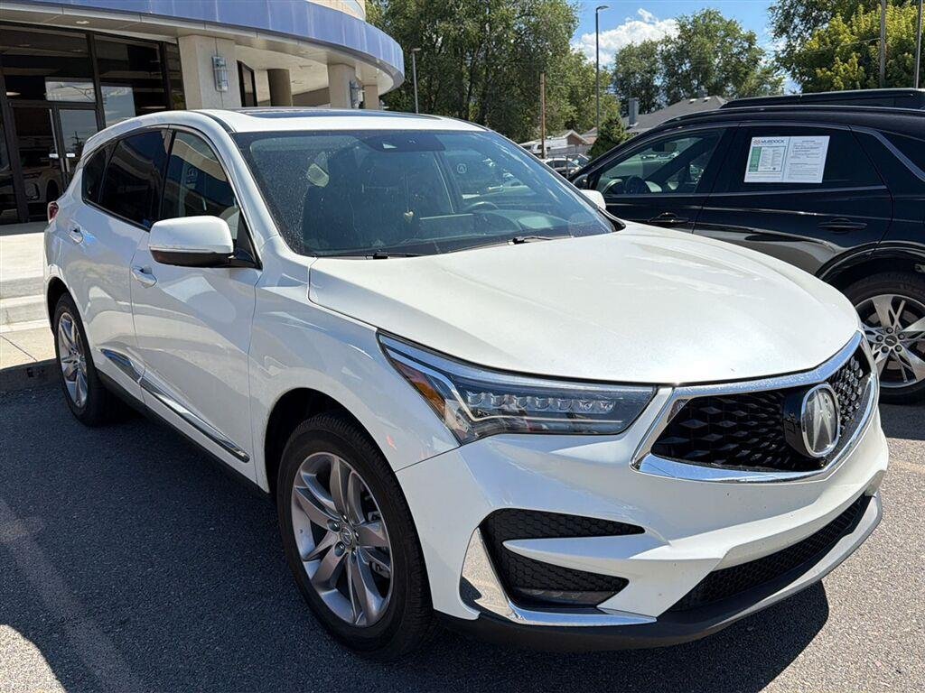 Used 2019 white Acura w/Advance Pkg image 2