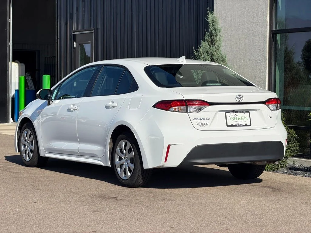 Used 2025 White Toyota LE image 3