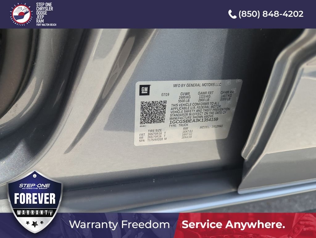 Used 2019 Gray Chevrolet Work Truck image 35